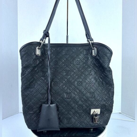 Louis Vuitton LV Hand Bag LiliaGM Black Monogram Antia - Picture 2 of 16